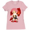 natsu dragneel Ladies Fitted T-Shirt