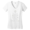 pets shih tzu Women's V-Neck T-Shirt