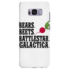bears beets battlestar galactica Samsung Galaxy S8 Plus Case