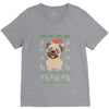 ugly sweater dog V-Neck Tee