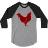 chiken red 3/4 Sleeve Shirt