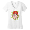 hip hop guy Women's V-Neck T-Shirt