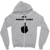 omg nobody cares Zipper Hoodie