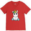 unicorn V-Neck Tee