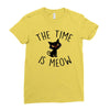Meow Ladies Fitted T-Shirt