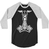 thorshammer mj&ouml;lnir odin wikinger germanen 3/4 Sleeve Shirt