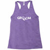groom handcuffs funny Racerback Tank