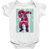 santa claus dabbing Baby Bodysuit