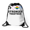 Stronger Together Drawstring Bags