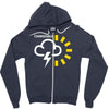 weather forecast symbol Zipper Hoodie
