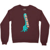 book dinosaurs Crewneck Sweatshirt