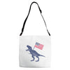 Patriotic T-Rex Adjustable Strap Totes