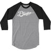 brooklyn script nyc new york city baseball jersey 3/4 Sleeve Shirt