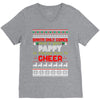 Santa Only Comes Once A Year Pappy Is Always Here To Cheer V-Neck Tee