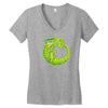 alien ouroboros Women's V-Neck T-Shirt