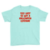 too lazy to get a halloween Youth Tee