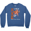 wear peach for  my [you can write any name] Crewneck Sweatshirt