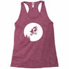 moon alien predator Racerback Tank