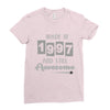 made in 1997 and still awesome Ladies Fitted T-Shirt