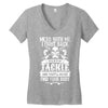 dont mess with my tackle Women's V-Neck T-Shirt