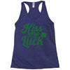 kiss me for luck Racerback Tank
