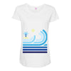 beach Maternity Scoop Neck T-shirt