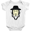 v for vendetta Baby Onesie