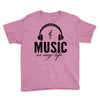 music is my life Youth Tee