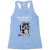 anxious cat Racerback Tank