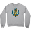 king of pirates anchor Crewneck Sweatshirt