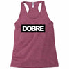 Dobre Black/White Racerback Tank