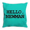 hello newman funny t shirt seinfeld vandelay tee s 3xl Throw Pillow