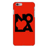 love nola new orleans american jazz blues music t shirt iPhone 6/6s Plus Case