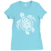 turtle art Ladies Fitted T-Shirt