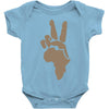 peace to africa Baby Onesie