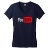 you suck Women's V-Neck T-Shirt