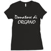 donatore di organo Ladies Fitted T-Shirt