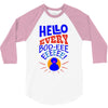grover hello 3/4 Sleeve Shirt