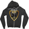 protected by boxer security Zipper Hoodie