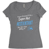 i never dreamed i'd be a super hot accountant but here iam, killing it Women's Triblend Scoop T-shirt