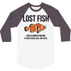 lost fish 3/4 Sleeve Shirt