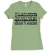 mermaids dom't exist Ladies Fitted T-Shirt