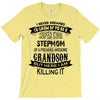 Super Cool Stepmom Of A Freaking Awesome Grandson T-Shirt