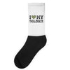 i love my soldier regular camouflage Socks