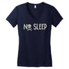 no sleep white Women's V-Neck T-Shirt