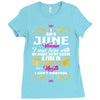 i am a june women Ladies Fitted T-Shirt