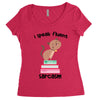 i speak fluent sarcazm Women's Triblend Scoop T-shirt
