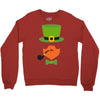 DABBİNG LEPRECHAUN Crewneck Sweatshirt