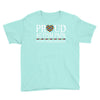 proud autism papa Youth Tee