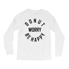 donut worry be happy Long Sleeve Shirts